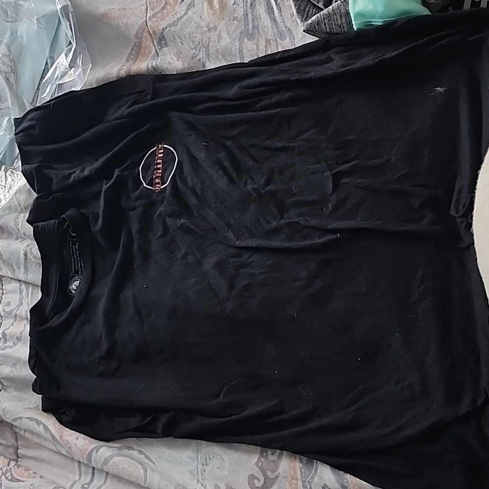 JekyllHyde apparel size S, runs loose guc capped sleeves